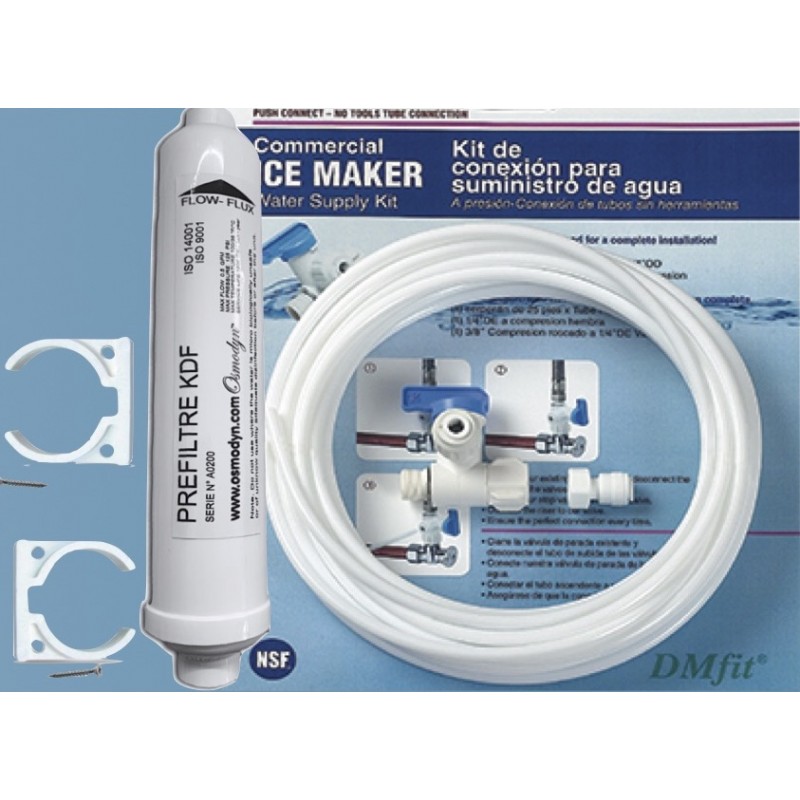 Kit filtre à eau universel pour réfrigérateur américain (raccords + tuyau +  filtre) : : Auto et Moto