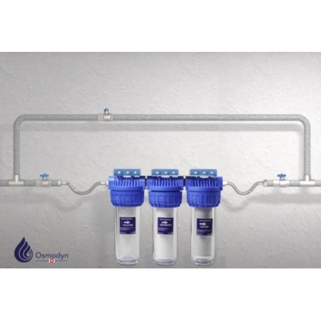 Station filtration eau de ville CSC 9 3/4 - Triplex