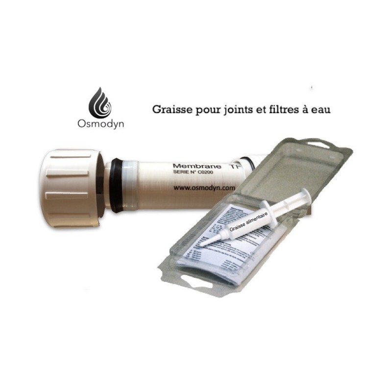 Graisse de lubrifiant en silicone imperméable à l'eau pour joints toriques  de robinet tube de qualité alimentaire de 0,35 oz